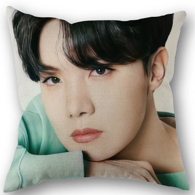 Пользовательская Подушка J Hope чехол свадебная подушка для дома наволочка 45x45 (с