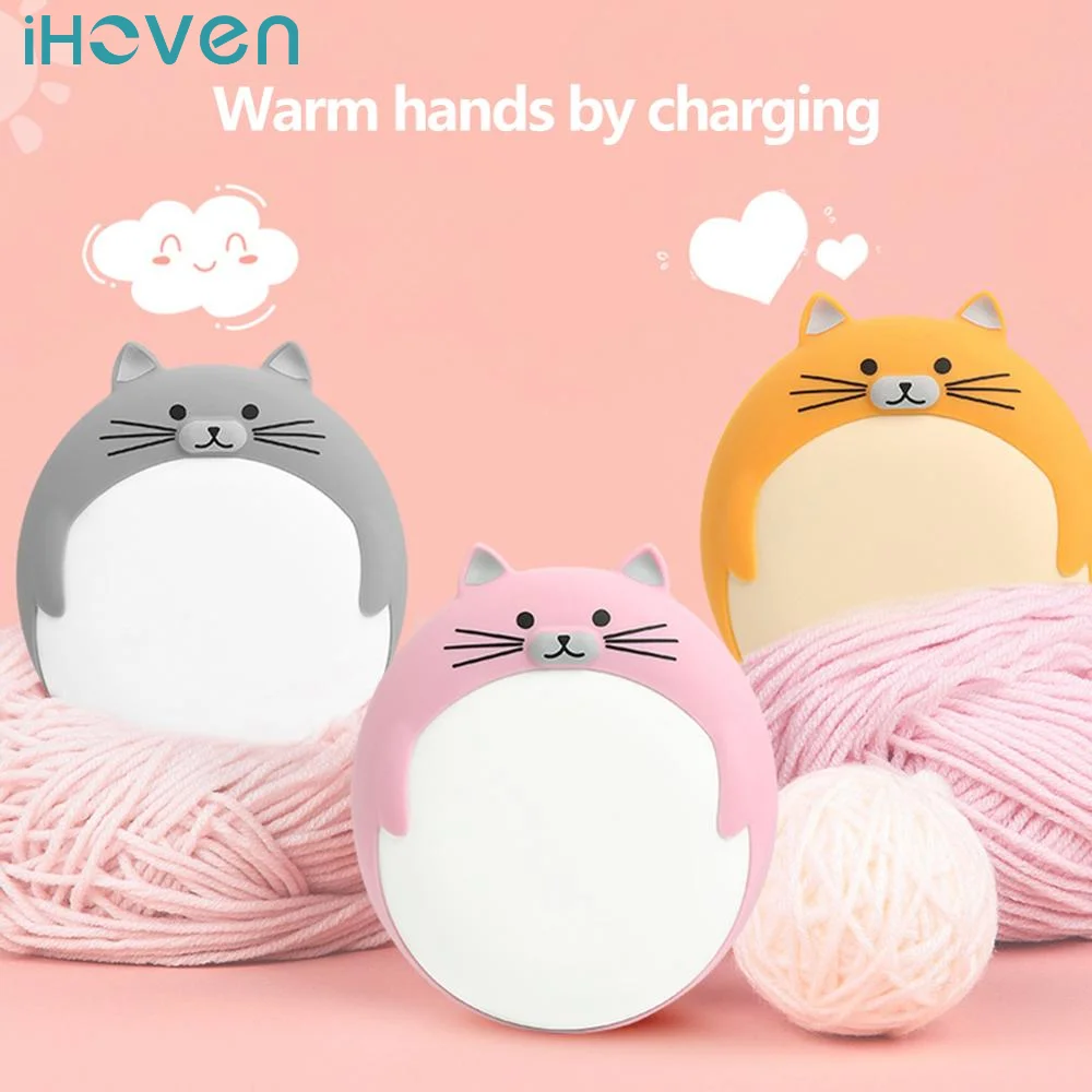 

Карманный обогреватель для рук 5200 мАч портативный обогреватель 2 в 1 Внешний аккумулятор с зарядкой от USB Зимний мини-обогреватель с двойным ...