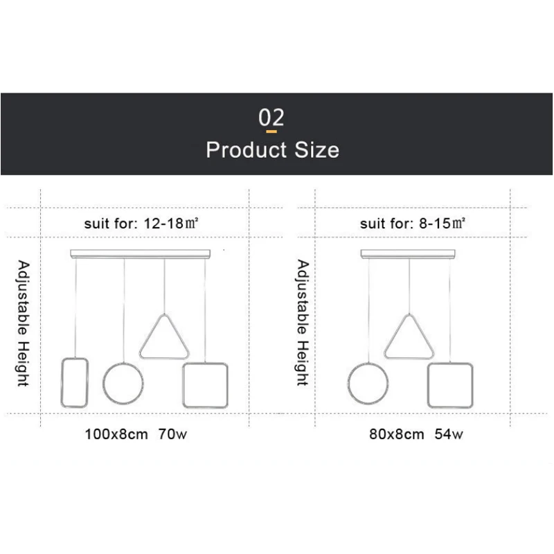 Креативные светодиодные подвесные светильники для столовой Подвесная лампа
