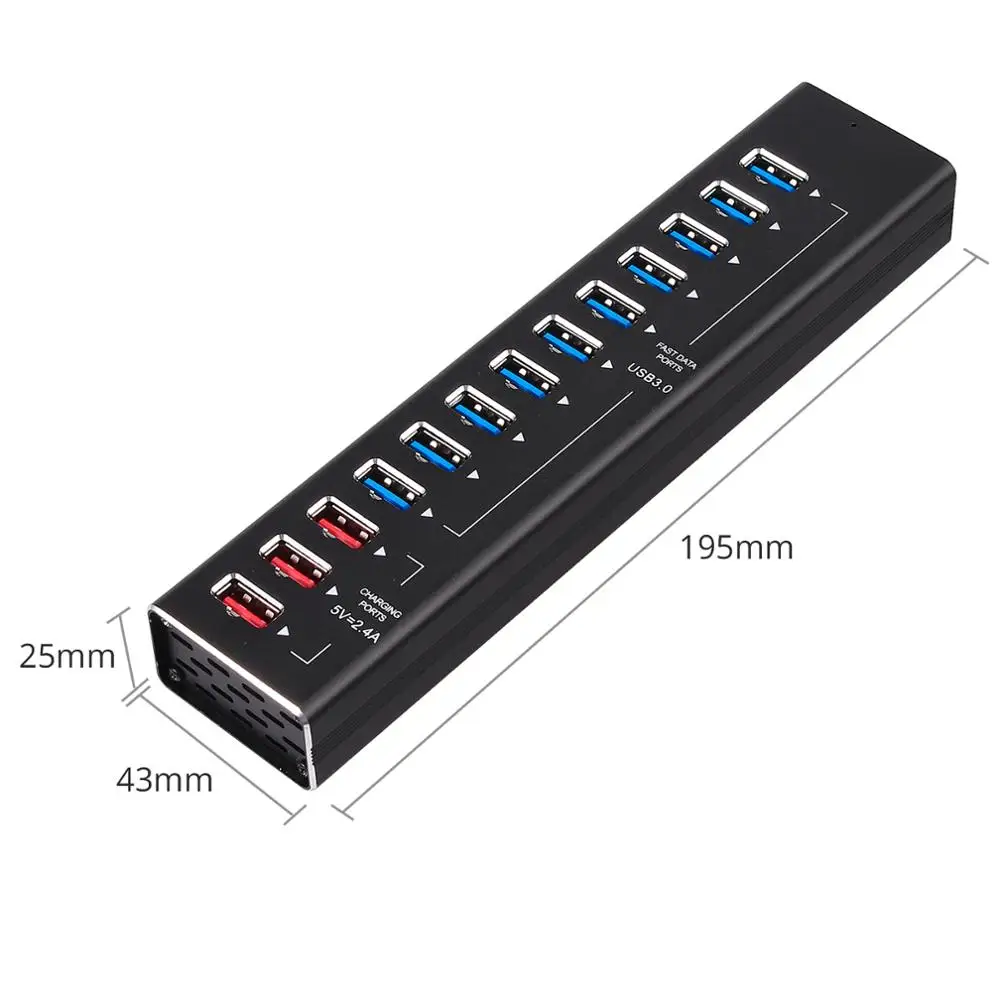 Proster в течениi 13 Порты и разъёмы USB Hub Многофункциональный 10 3 0 QI Беспроводная