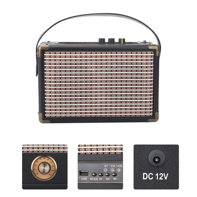 Bluetooth колонка винтажный Ретро гитарный усилитель 70 х годов премиальный дизайн из