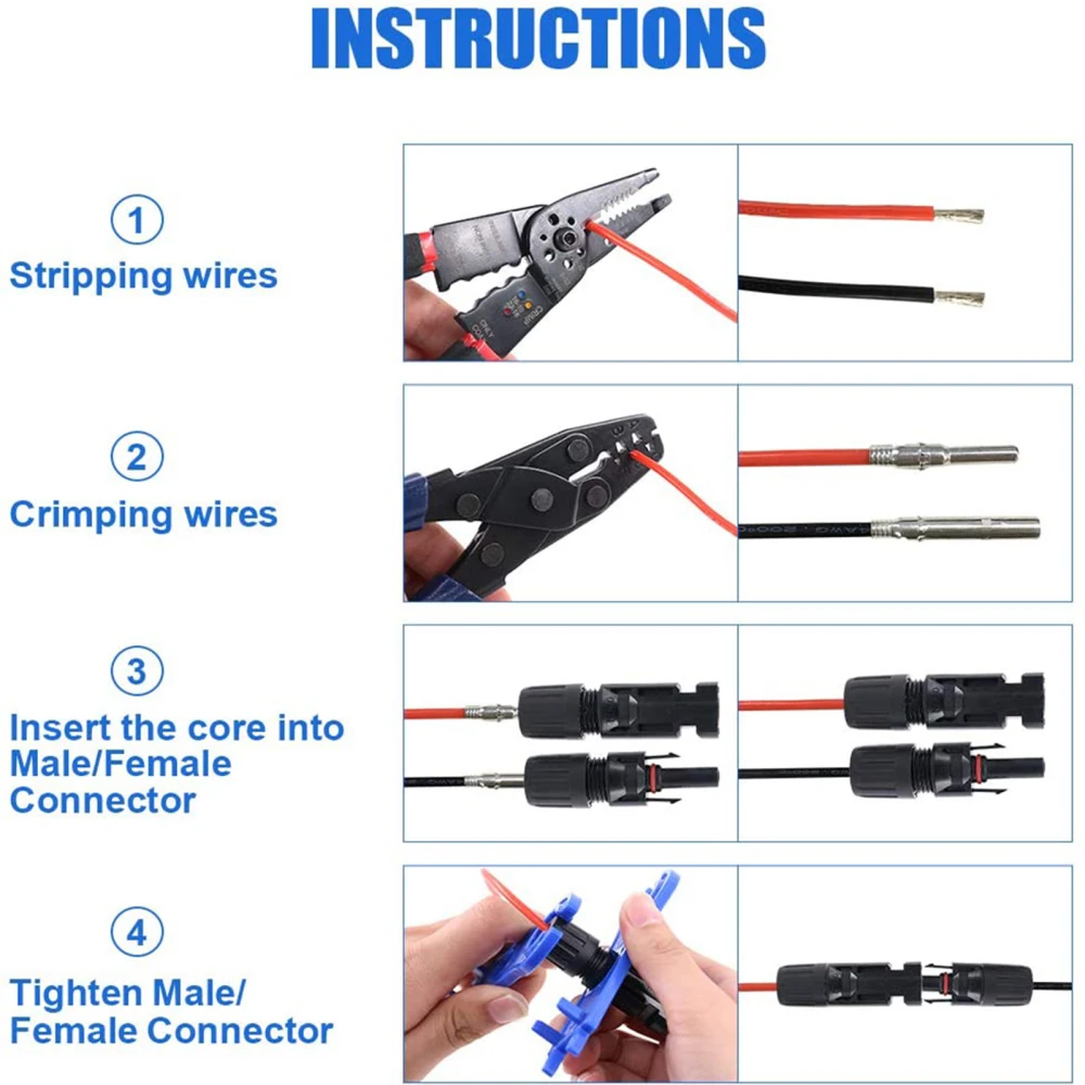 

Solar Wrench Tool Connectors Mounted Cable Metal PP TPR Electrical Assembly Set Disassembly Panels