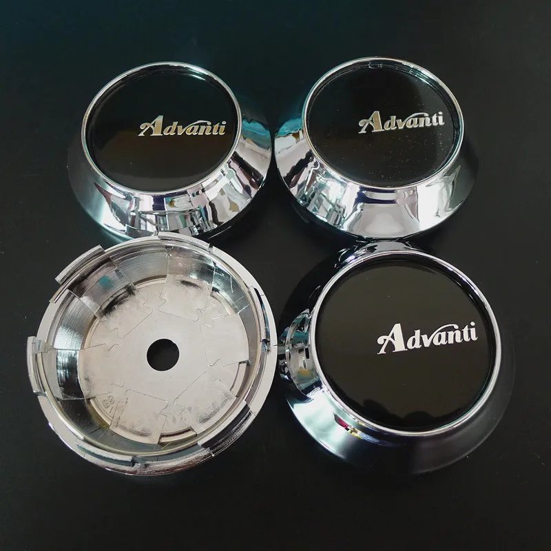 

4pcs 68mm Advanti Racing Wheel Center Caps Hub Cover Logo Emblem Badge Car Styling Rim Cover Accessories