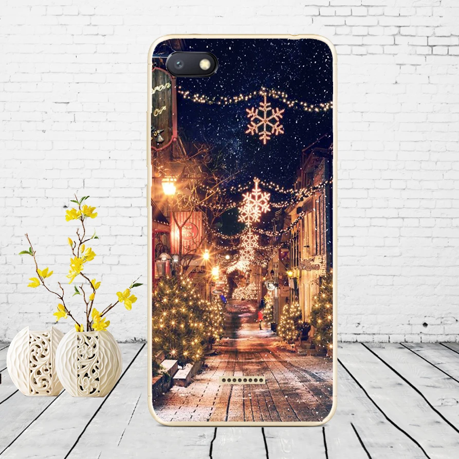D27 Силиконовый чехол для xiaomi redmi 6a защитный чехол Мягкий ТПУ чехол для телефона Чехлы для xiaomi redmi 6A чехол бампер 6a Coque - Color: D27
