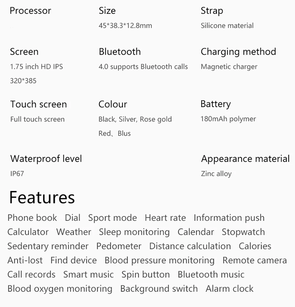 

T55 + Smart Watch Series 6 1.75 Inch Full Touch Men Women ECG Waterproof Heart Rate Fitness Tracker 44MM SmartWatch PK W26 T500