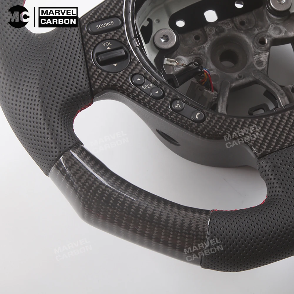 100% натуральное углеродное волокно руль для Ni-ssan GTR R35 Customizaed полный Чехол GT-R |