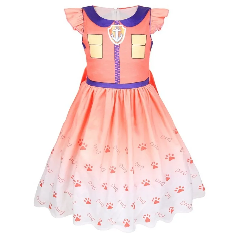 

Halloween Children's Patrol Dog Cartoon Dress Girl Halloween Party Patrol Dog Cosplay Dress Dress