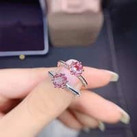 1 5ct lab grown alexander gemstone ring for women 925 sterling silver 585 rose gold hexagonal luxury ring fine jerverelli