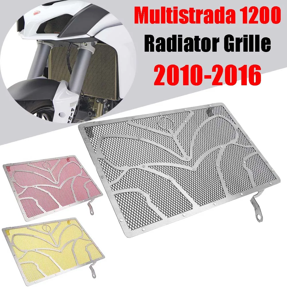 

Motorcycle Radiator Grille Guard Grill Cover Protector For DUCATI MTS1200 MTS 1200 Multistrada 1200 2010-2016 2013 2014 2015