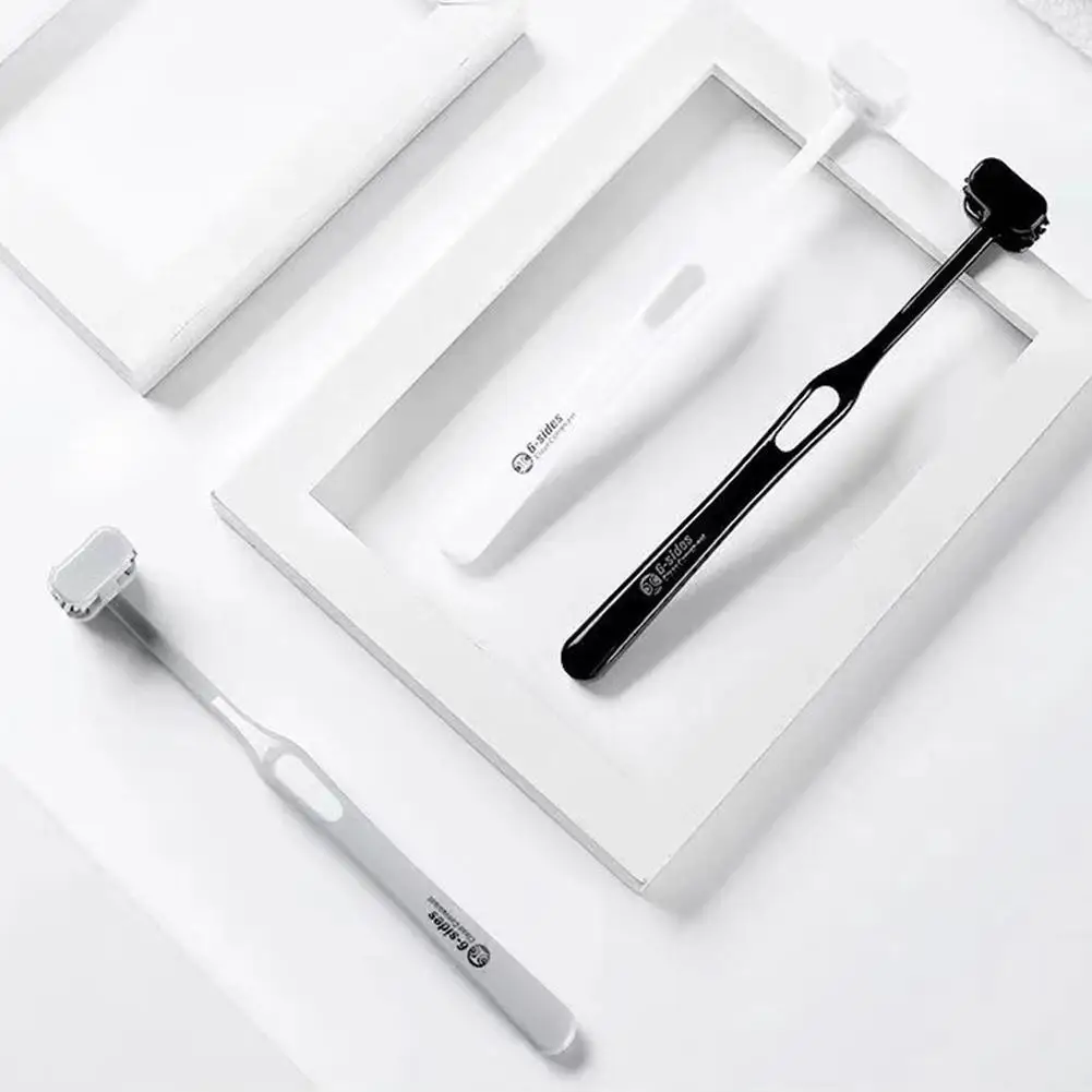 

New Six-sided Care Toothbrush Ultra-fine Soft Toothbrush Adult Tooth Brush Fully Wrapped U-shaped Toothbrush Teeth Deep Cleaning