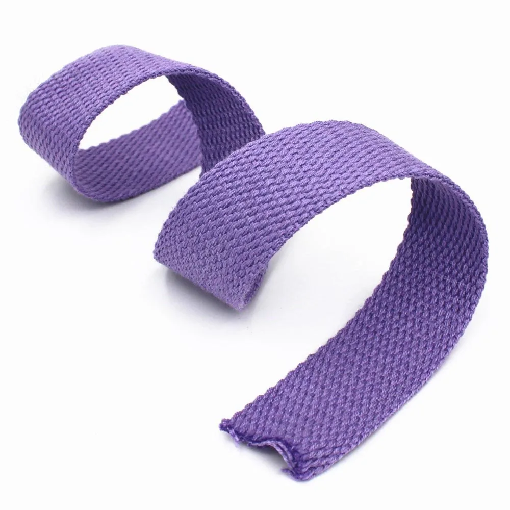 purple 8Y* 25 мм холщовая хлопковая тесьма 1,5 мм Толстая высокая прочность Рюкзак ремень тесьма этикетка лента Одежда швейная лента косой Привязка - Цвет: purple