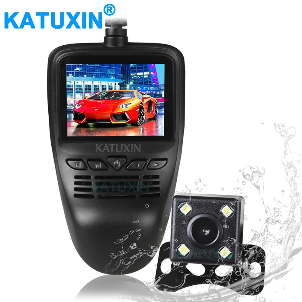 

KATUXIN Wifi Car DVR Hidden Dash Cam Novatek 2 Inch Screen Night Vision Camcorder RS801