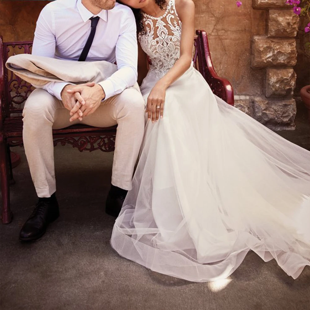 Кружевное сексуальное платье Bikitique без рукавов с лямкой на шее женские вязаные