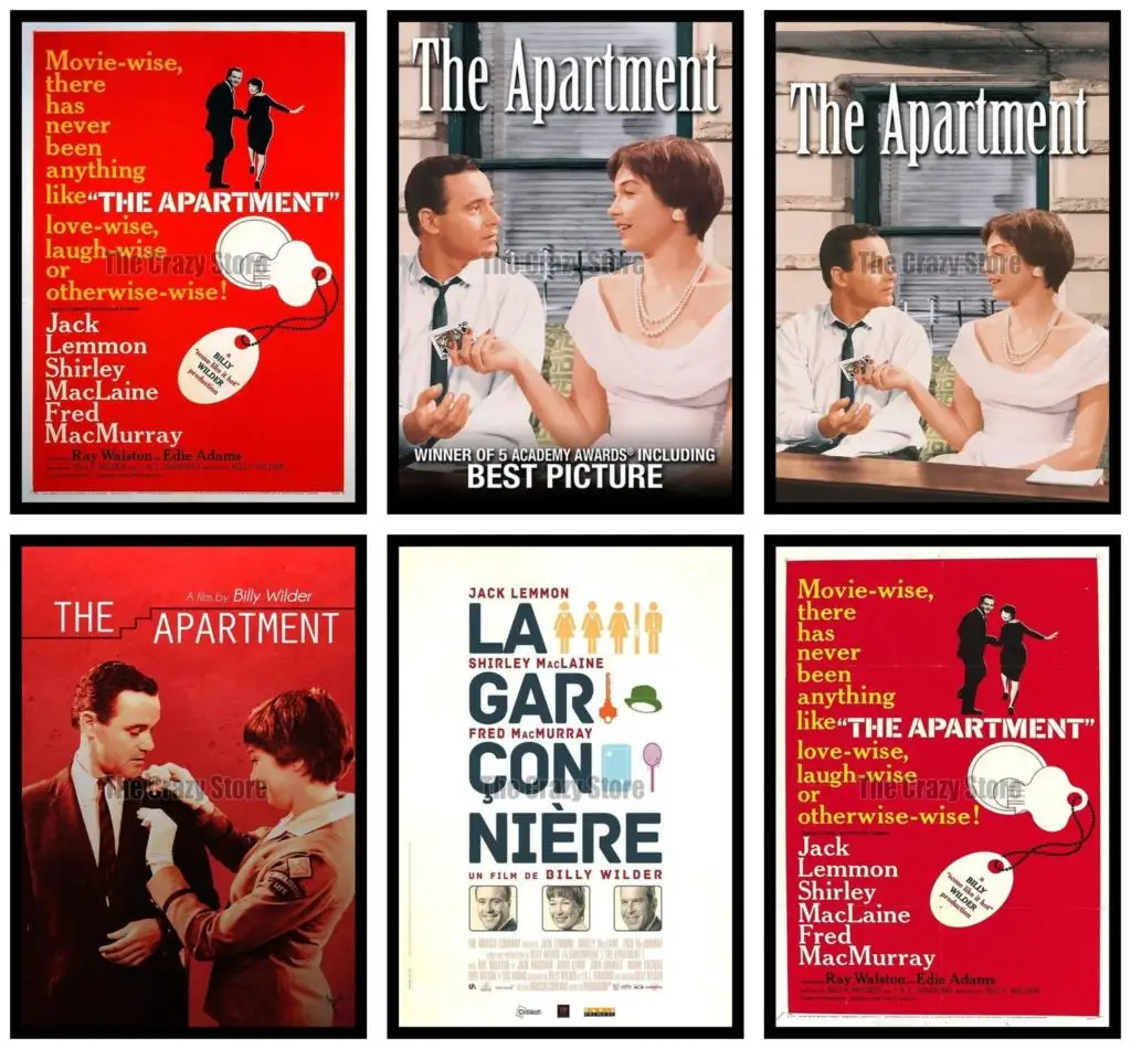 

The Apartment Movie Home Decorative Painting White Kraft Paper Poster 42X30cm