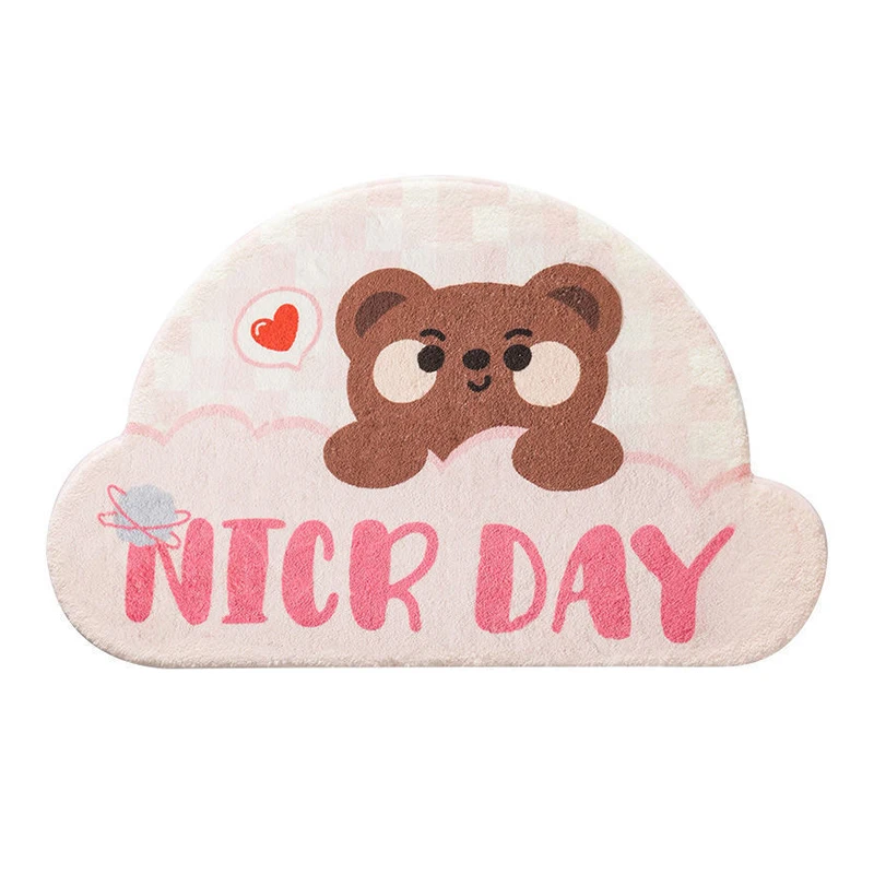 

Bathroom Mat Non-slip Absorbent Floor Door Mats Living Room Bedroom Soft Breathable Carpet Cartoon Home Decor Area Rugs