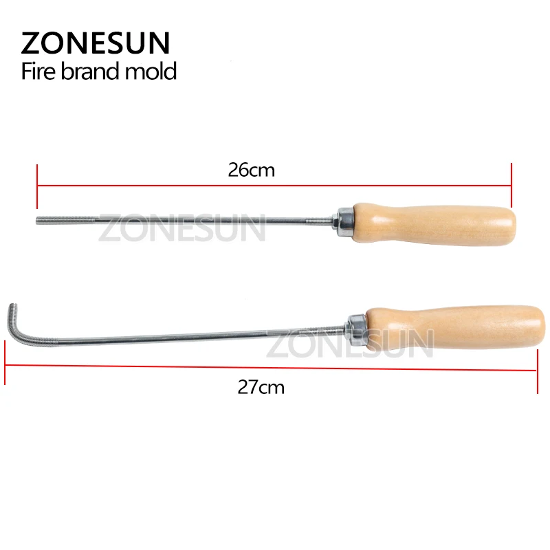 ZONESUN 1290 30 см фирменная ручка для сжигания пресс-штамп на торт печенье сладости, железная латунная форма горящая ручка, индивидуальный дизайн