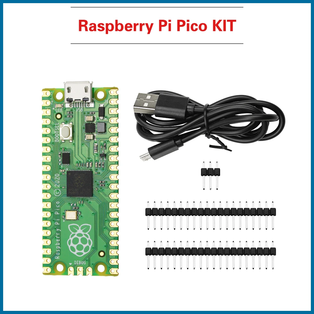 

Raspberry Pi Pico Kit Board A Low-Cost High-Performance Microcontroller Board Cortex-M0+ Dual-Core ARM Processor