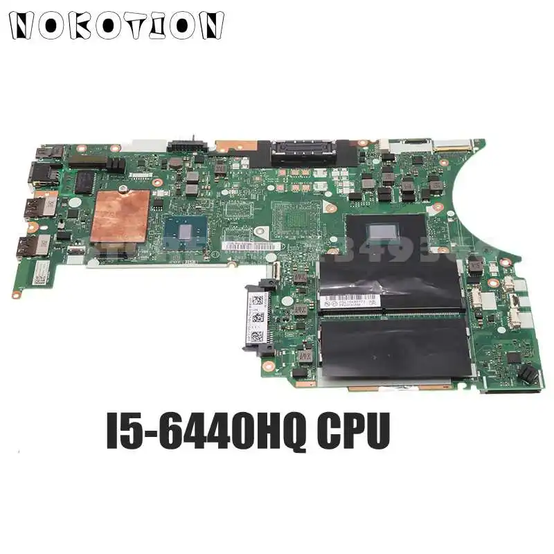 

NOKOTION 01YR826 01AV854 01AV858 BT463 NM-A611 For Lenovo ThinkPad T460P Laptop Motherboard I5-6440HQ CPU GMA HD
