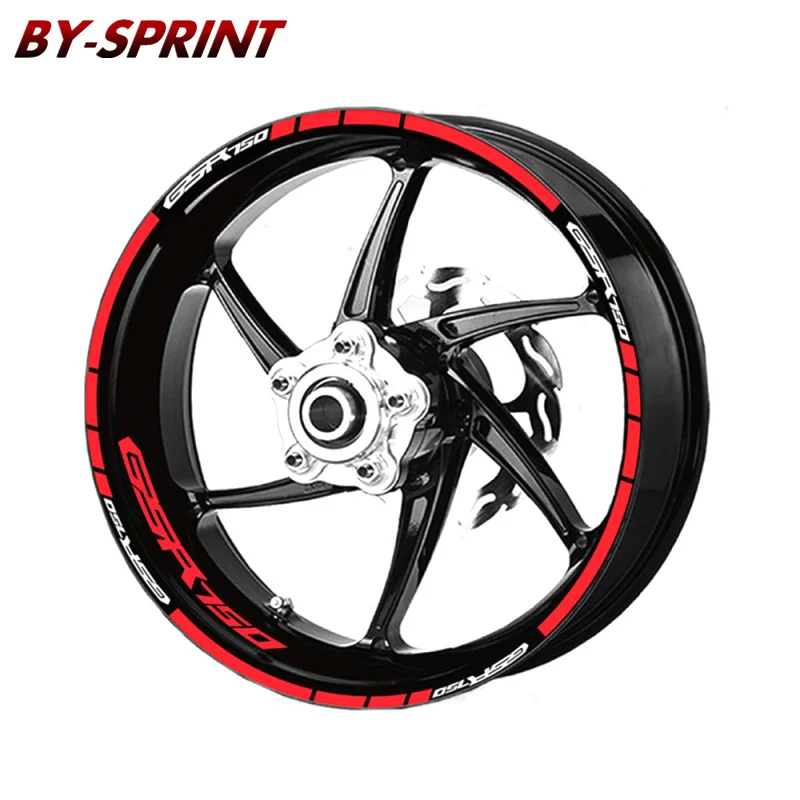 Светоотражающие Водонепроницаемые наклейки на колеса для мотоцикла SUZUKI GSR 750 GSR750