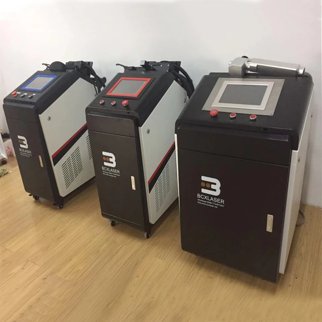 Аппарат для волоконной лазерной очистки краски/масла/удаления ржавчины по самой