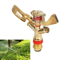 adjustable brass water sprinkler lawn watering tool garden irrigation spray nozzle plants trees flowers gardening sprayer