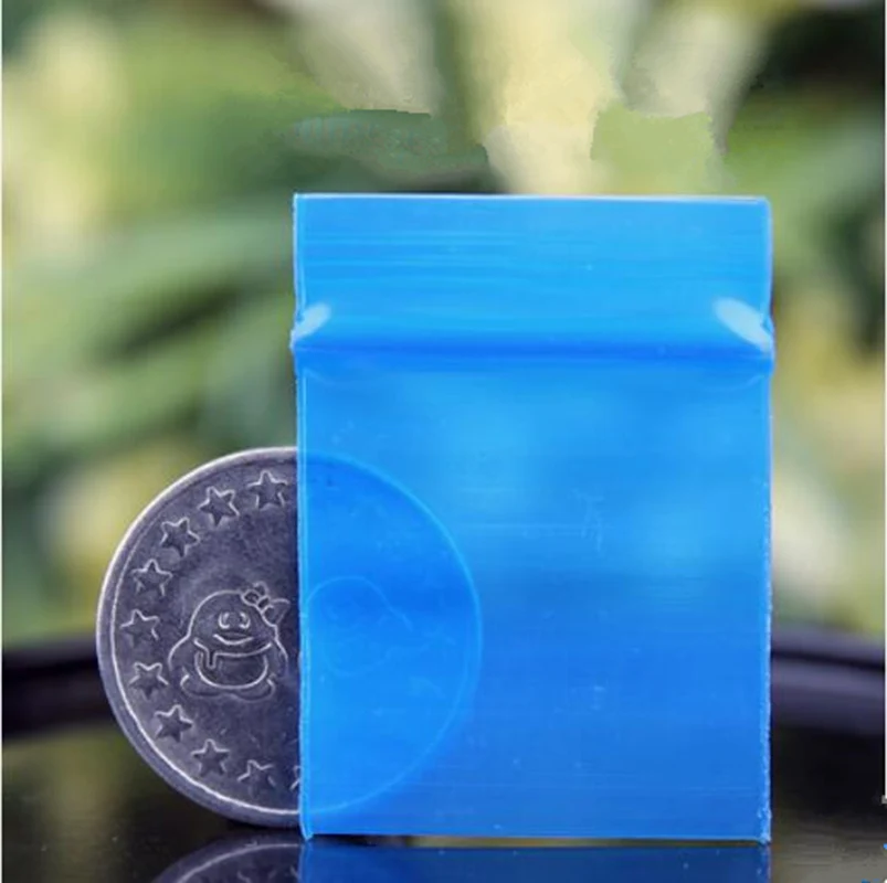 Маленькие синие цветные самозапечатывающиеся пакеты с застежкой-молнией HARDIRON