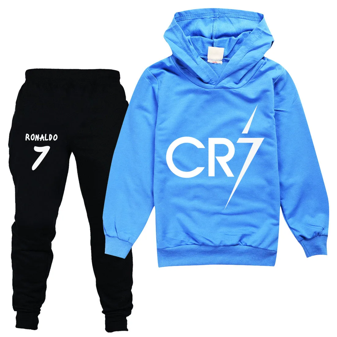CR7 Cosplay Boys Girls Clothing Sets Spring Autumn Kids Outfits Hoodie Shirt+Pants 2Pcs Tracksuit Children Clothes Jogging Suit |