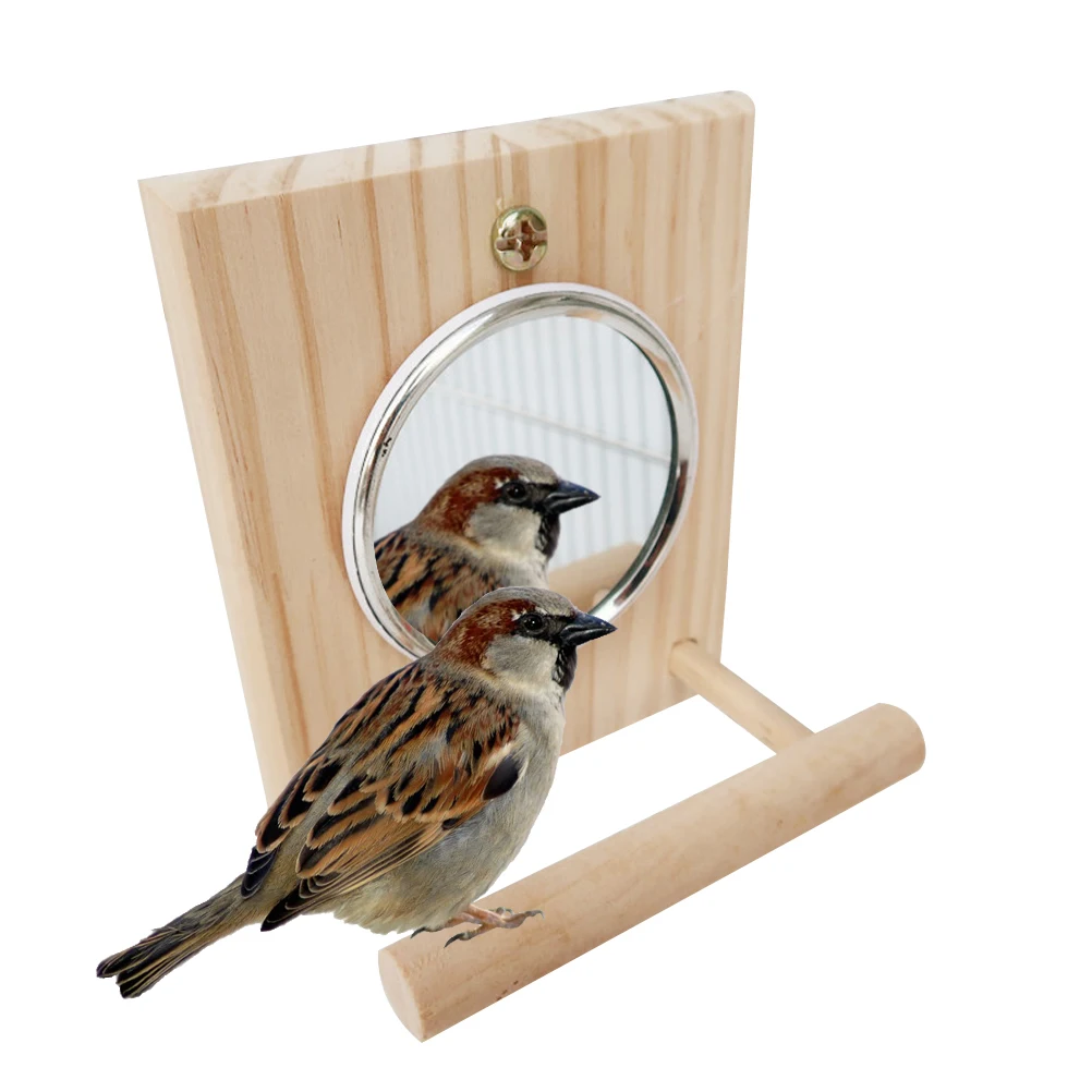 Птица Попугай качели perches акриловое зеркало стоящая стойка бар клетка для птиц