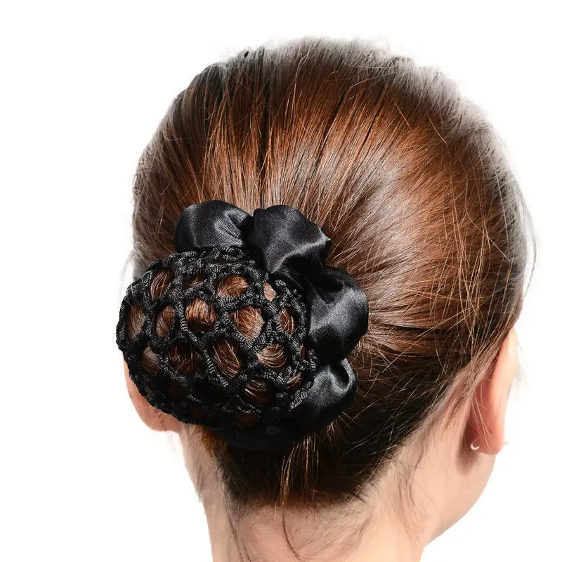 

1PCS High Quality Ball Hair Net Bag Stewardess Waiter Nurse Girl Hair Rope Headdress Professional Headcover Invisible