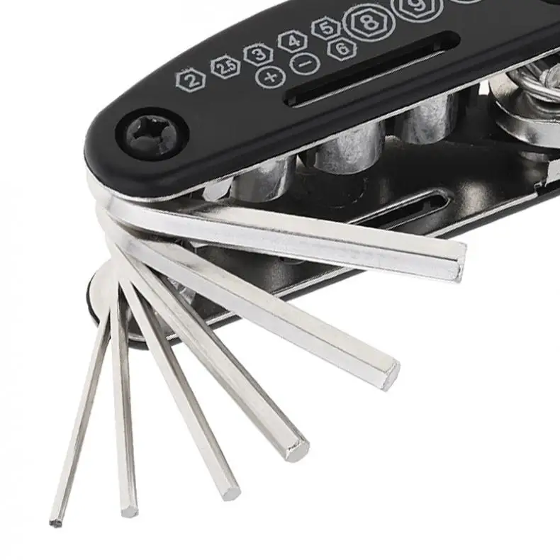 

16 in1 Multifunction Lightweight Portable Bike Bicycle Cycling Repair Tools Accessories Kits with Screwdriver/ Wrench