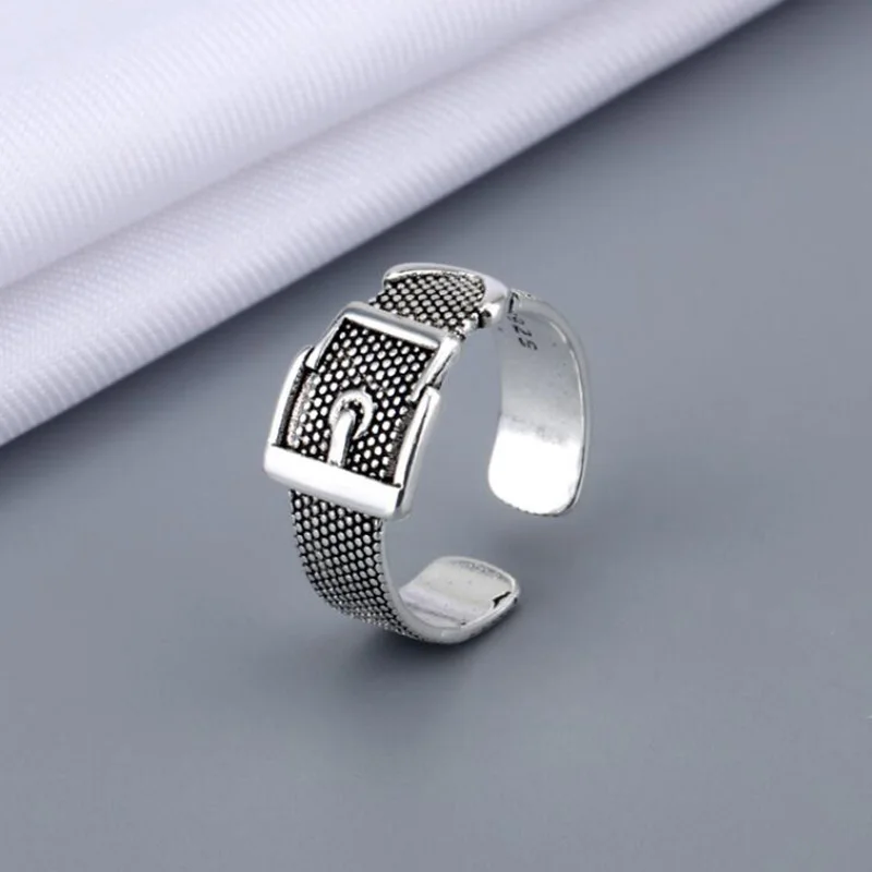 Богемный старинные серебряные Цвет ремень кольца для женщин женские вечерние