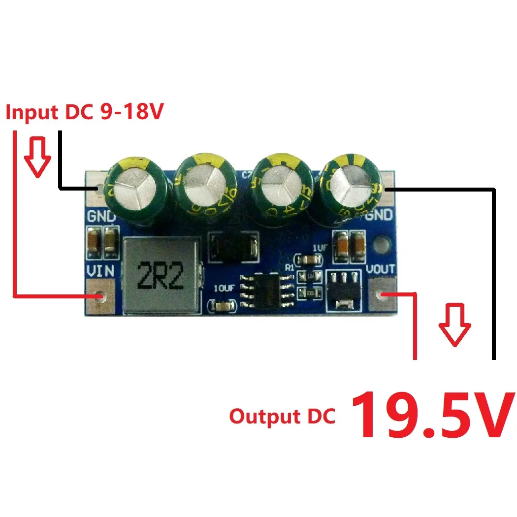 19V5-5pcs 5x DD0424TA 5A повышающий DC преобразователь DC 3,7 V-18 V до 5V 6V 9V 12V 15V 19,5 V модуль - Цвет: 19V5-5pcs