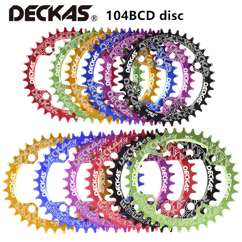 DECKAS MTB положительный и отрицательный зубчатый диск один горный велосипед