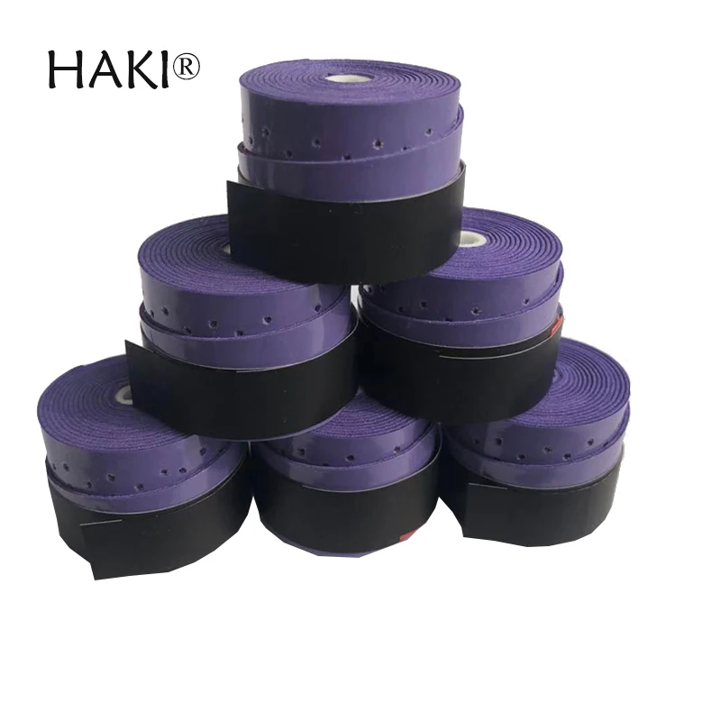 10 шт. HAKI липкие теннисные Захваты Overgrip перфорированные сквош ракетки захват