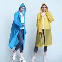 portable adult waterproof long raincoat women men rainwear for outdoor hiking travel fishing climbing hooded rain coat