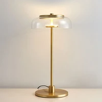 modern led table lamp nordic glass desk lamp for bedside lamp bedroom decoration living room table lamps night lights