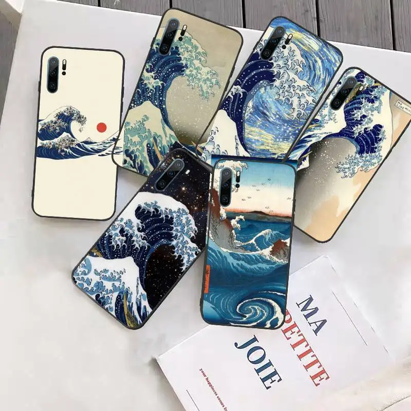 

The Great Wave off Kanagawa Japanese Phone Case Funda For Huawei P9 P10 P20 P30 Lite 2016 2017 2019 plus pro P smart