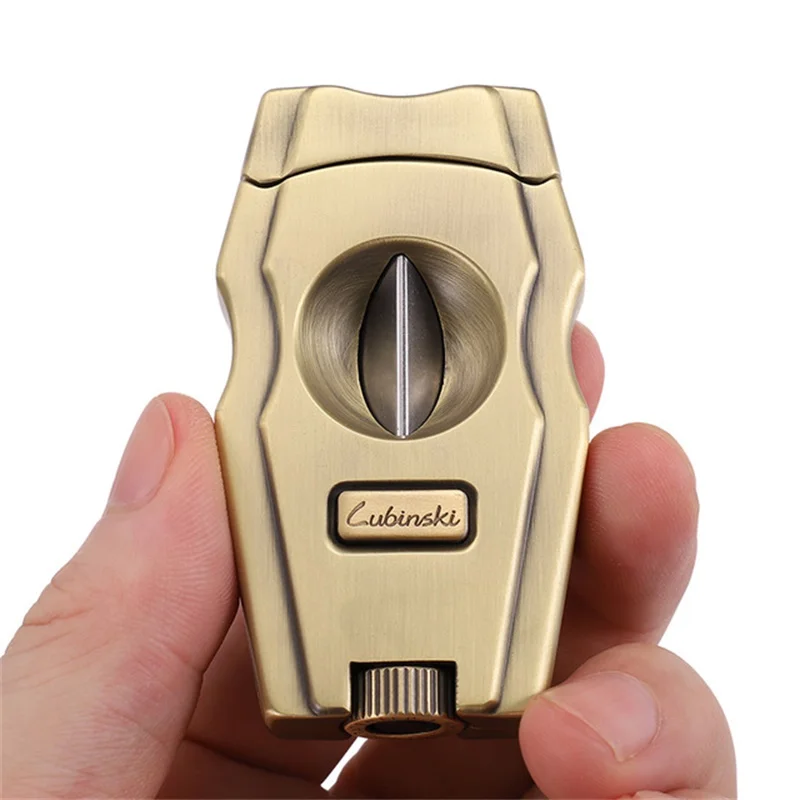 2021 Новый JIFENG Нержавеющая сталь золото сигары в режущее лезвие табака сигареты