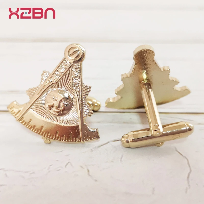 Запонки Masonic дизайн 3D ручная работа синяя деловая Повседневная рубашка легкие