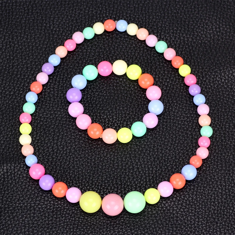 Милый милый детский красочный комплект украшений для маленьких девочек