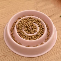 portable pet feeding food bowl dog slow down eating feeder prevent obesity cat food container anti choke non slip puppy bowls