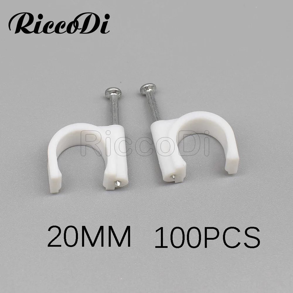 Заводская Продажа круглые кабельные зажимы 20 мм U образные для проводов с