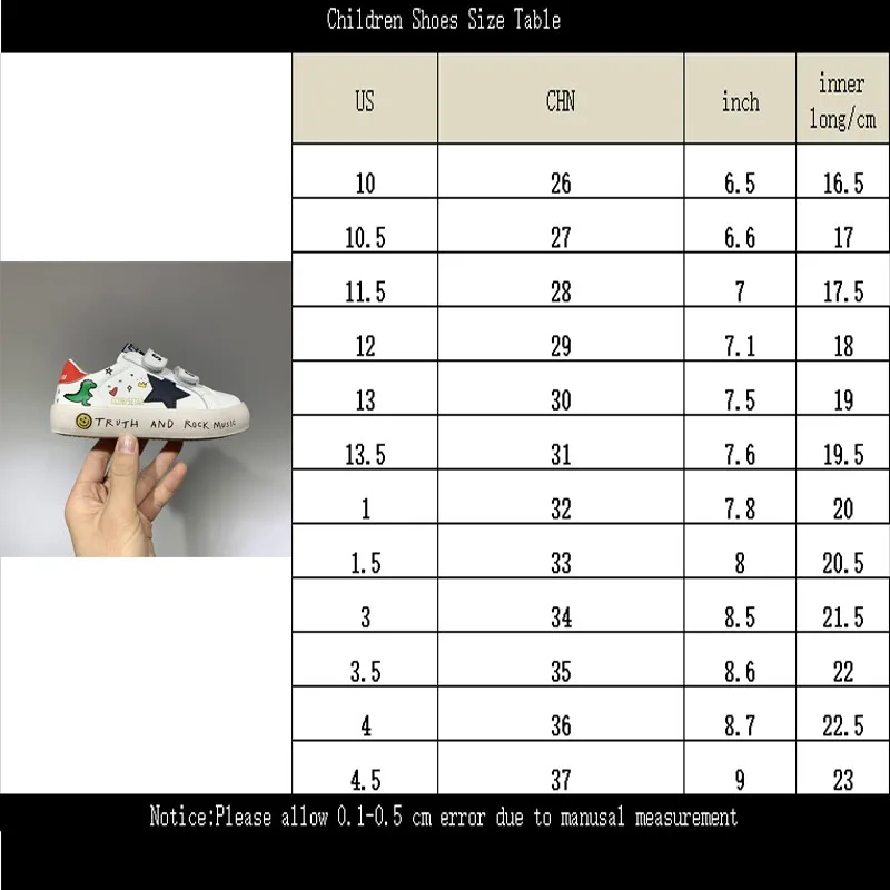 

Children's board shoes 2021 spring new boys genuine leather breathable graffiti sneakers girls star white shoes