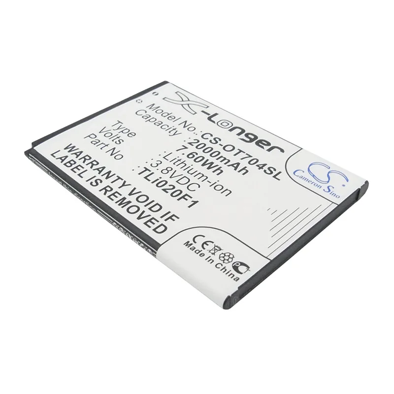 CameronSino для ALCATEL 5044 5044D 5044R Вт OPTUS X Spirit VODAFONE Smart turbo 7 V500 VFD оранжевого аккумулятора 5042X |