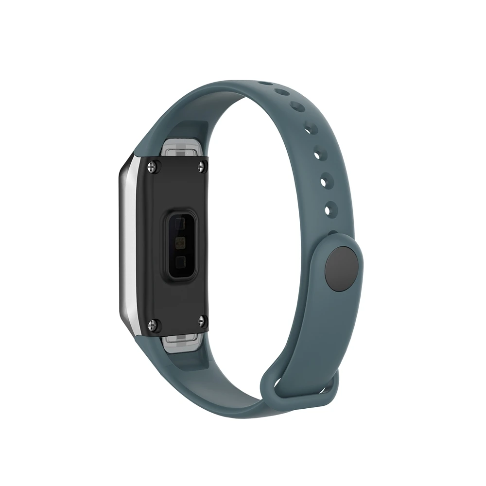 Slate Hangrui Спортивные Мягкие силиконовые часы ремешок для samsung Galaxy Fit SM-R370 смарт-браслетный ремешок для часов SM R370 аксессуары - Цвет: Slate