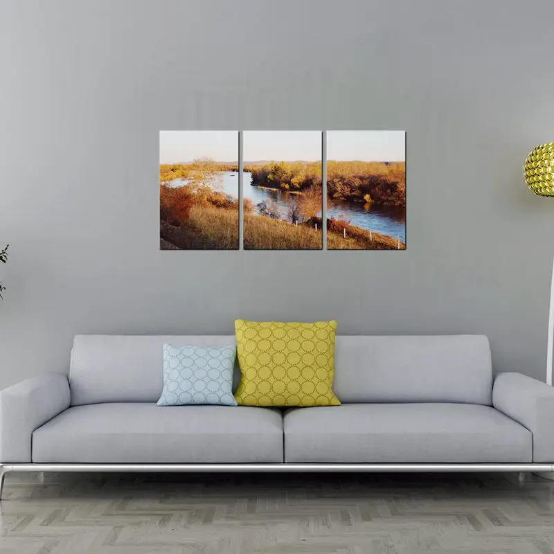 Пейзаж картина волшебное Вишневое дерево в вулканах печать на холсте