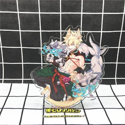 16 Аниме My Hero Academy брелок Midoriya izku All Might Bakugou Katsuki Todoroki Shoto Милый Забавный мультяшный акриловый брелок ювелирные изделия - Цвет: 16