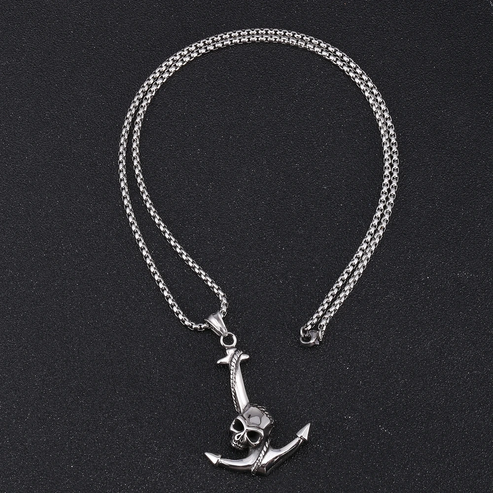 Подвеска Ожерелье s из нержавеющей стали звено крепление цепи череп кулон