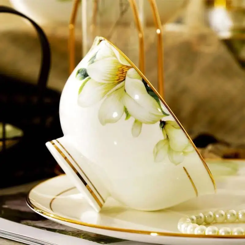 Тарелка керамическая для супа из костяного фарфора ложка тарелка стейка посуда