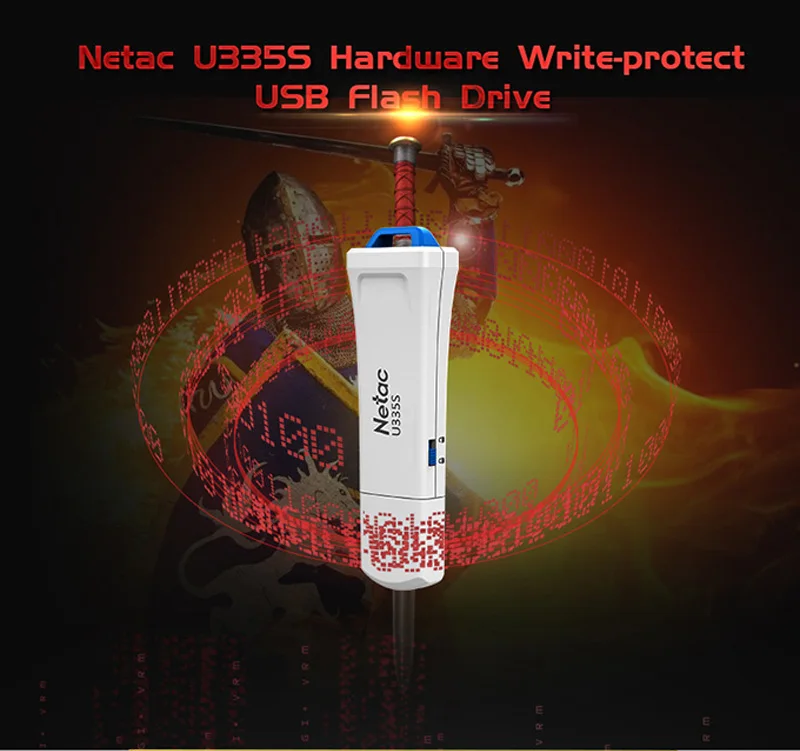 Netac USB флэш-диск 16GB 32G 64GB 128GB USB3.0 физическая защита от записи Switcher аппаратная блокировка Флешка диск на ключ флешка